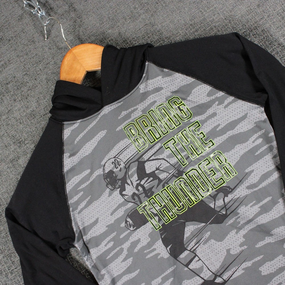 Place Sport Boy's Football Bring The Thunder Graphic Tee